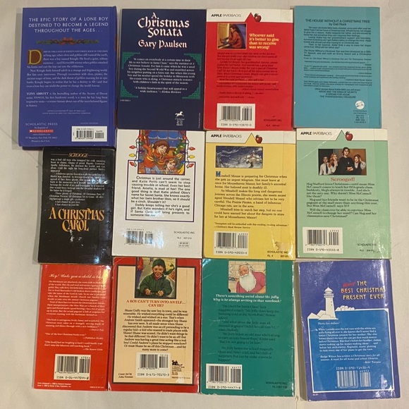 Set of 12 Christmas Books Vintage Young Adult Fiction Kids Novel Library Bundle - Picture 4 of 9
